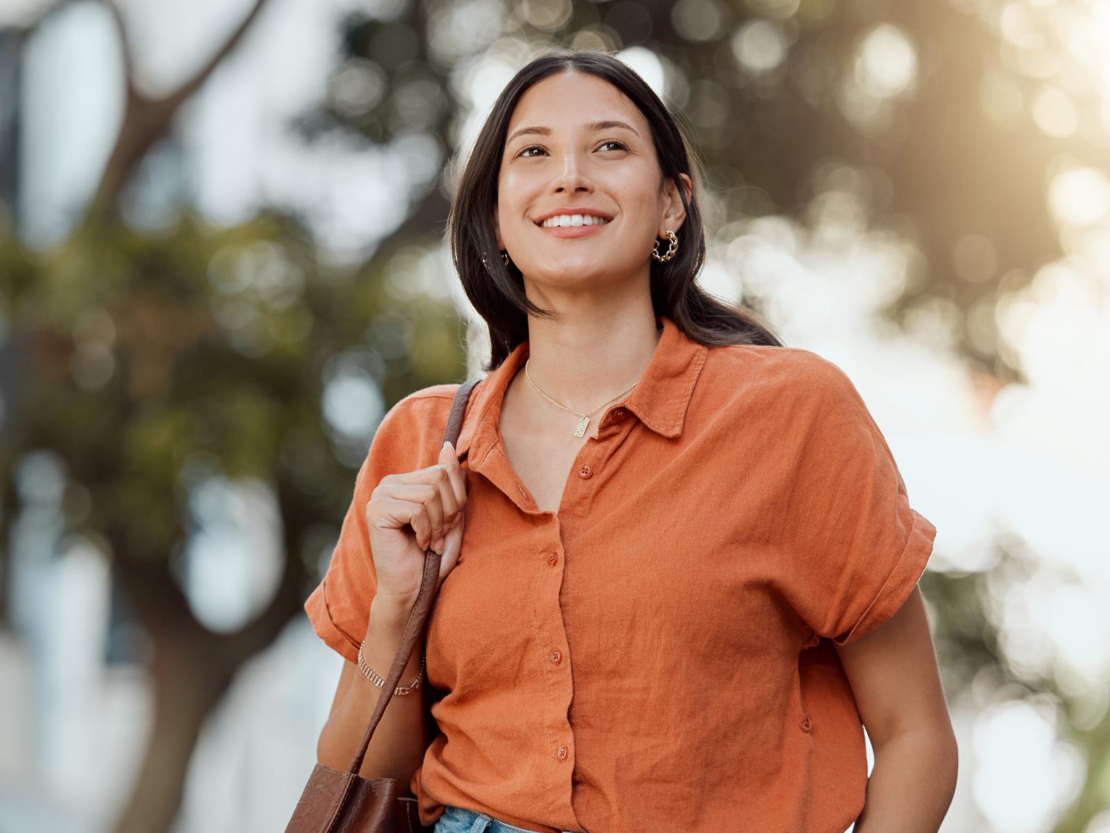 woman in confident pose